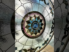 8mm Church Architectural Stained Glass Art Window Panels Decorative Glass Custom Pattern